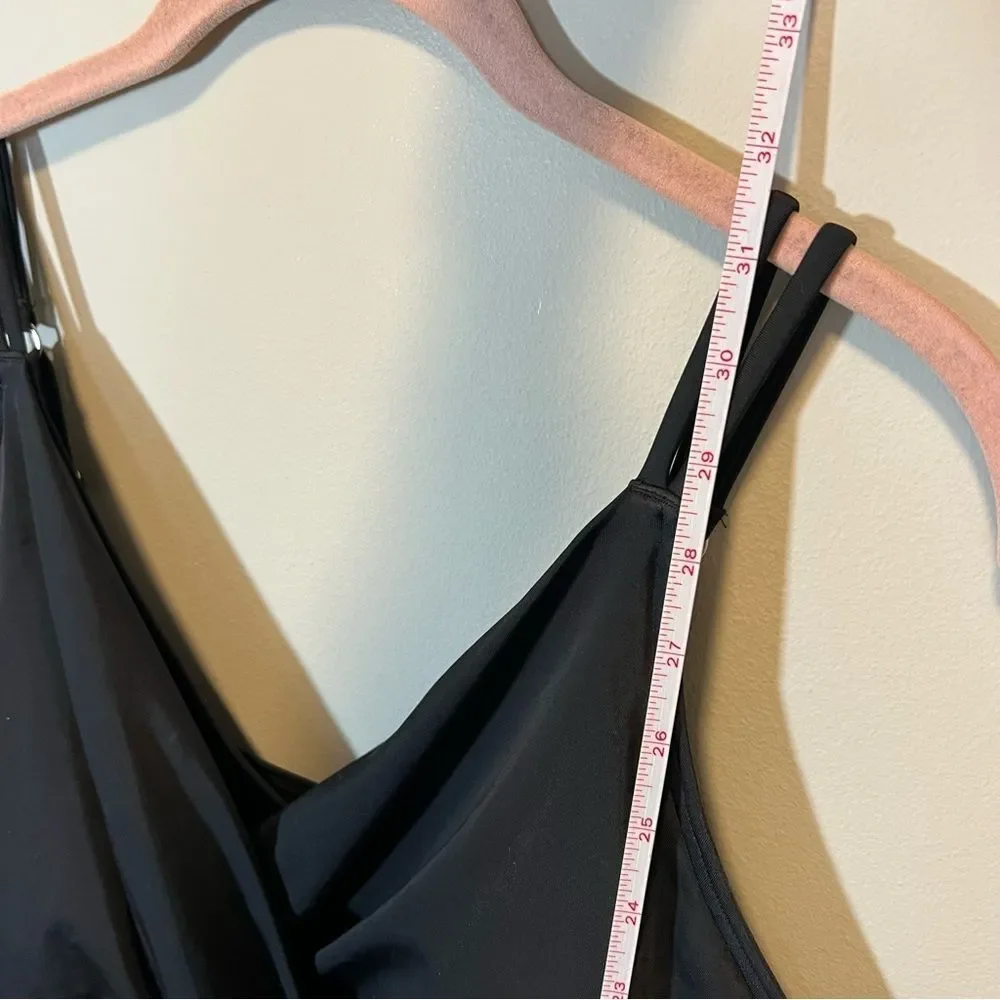 Lands’ End Black Swim Dress Swimsuit‎ Large 14-16